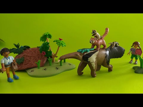 WILTOPIA PLAYMOBIL - PLAYMOBIL SET 71012 - 71066 - 71071 Μυρμηγκοφάγος - Ρακούν - Κόκκινο πάντα