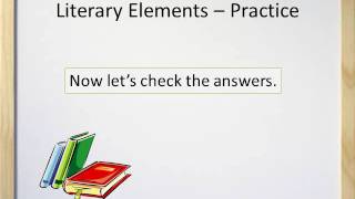 Literary Elements (Parts of a Story) - Video and Worksheet