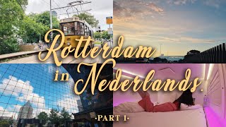 ROTTERDAM 🇳🇱 Capsule hotel, Markthal & yummy food! | the Netherlands Vlog-Part 1💕