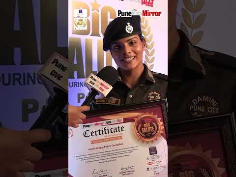 Pune Times Mirror Honors Sonali Hinge With 'Big Salute' Award