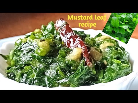 Mustard Leaf Recipe /  Lai Xaak Khar Recipe