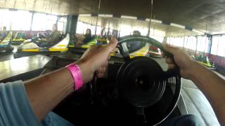 preview picture of video 'Car Crash Bumper Cars at Lakeside Amusement Park, CO'