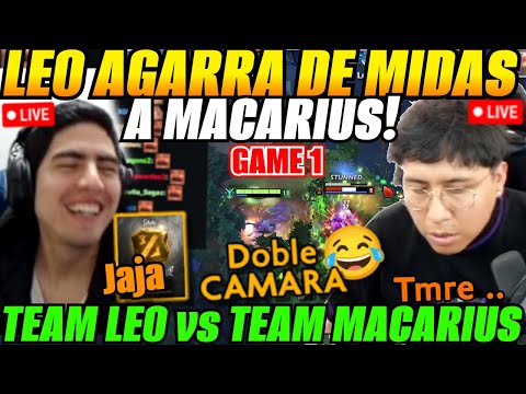 😲LEO grabs MACARIUS in scrim! Team LEO vs Team MACARIUS Game 1 ZEINTERNACIONAL 2😲