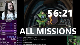 Ratchet & Clank All Missions Speedrun in 56:21