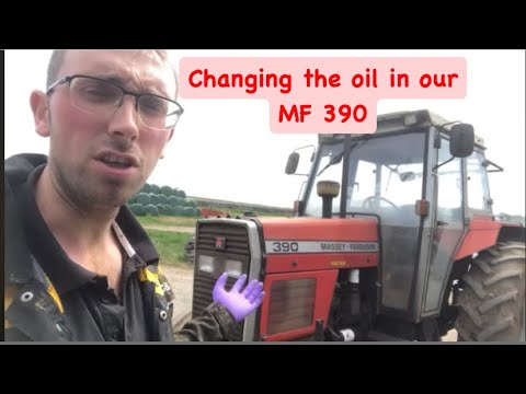 It was long overdue! Servicing our Massey Ferguson 390