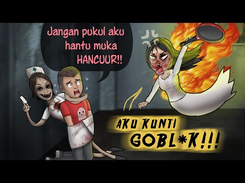 Rizky vs Wanita2 Setan - Kompilasi #HORORKOMEDI | Kartun Hantu, Kartun Lucu, Animasi Lucu