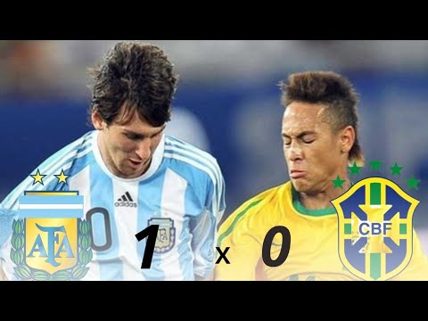Brasil 0 x 1 Argentina (Neymar x Messi)Amistoso 2010 /Gols e Melhores Momentos