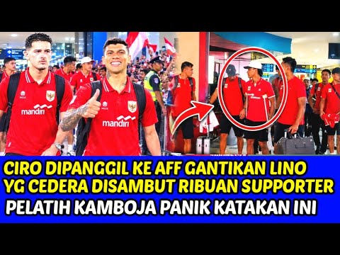 Ciro Susul Timnas Ke AFF Ganti Marselino Yg Cedera Disambut Ribuan Supporter
