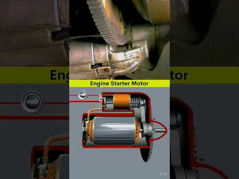 engine self motor engine Starter Motor #youtubeshorts #engine #motor #shorts #automobile #car #video
