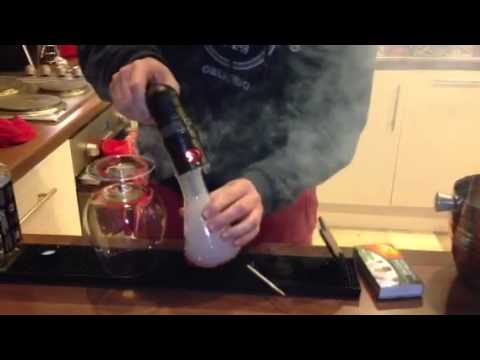 Smoked Maple Whisky Cocktail with Smoking Gun