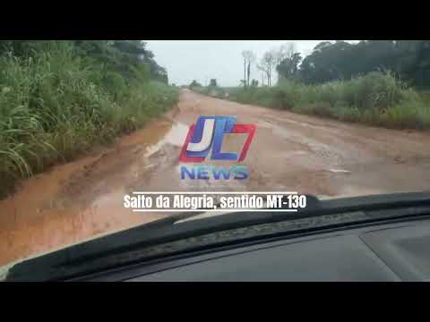 Salto da Alegria; População pede socorro em trecho que liga até a MT-130