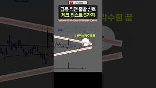 급등 직전 출발 신호 6가지