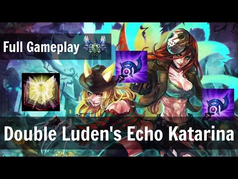DOUBLE LUDEN'S ECHO KATARINA - High ELO Katarina - Full Gameplay | League of Legends | Katlife