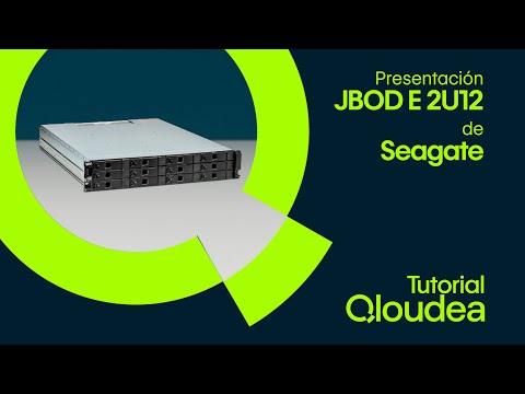 Presentación JBOD de Seagate y muestra de uso
