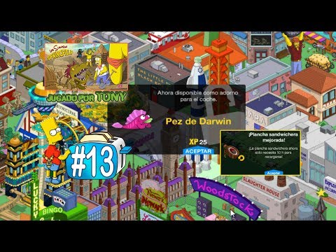Los Simpson Springfield "Tostadora viajera, Cap. 13 - El pez de Darwin y plancha 6" por Tony