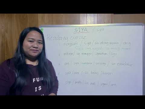 CEBUANO LANGUAGE LESSON 116 / Top 500 Cebuano vocabulary: 03: siya