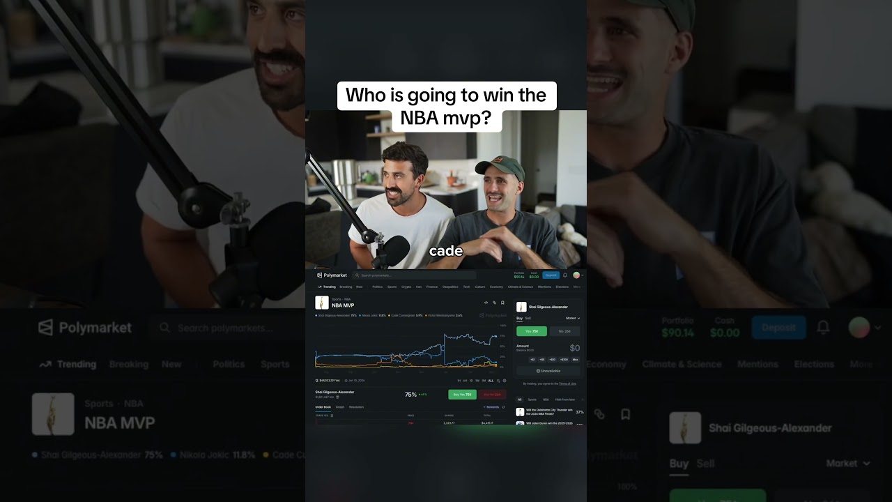 who will win it? #polymarket #nba #predictions