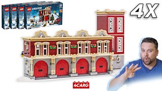Winter Village Fire Station MOC - LEGO Set #10263 - Creator Expert EXPANSION - V1.0