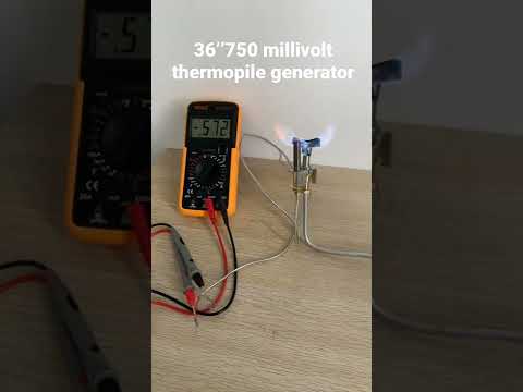 How is 750 millivolt output gas pilot safety control work?