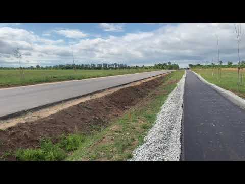 Budowa Wschodniej Obwodnicy Oleśnicy - widok od strony dawnego lotniska