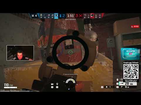 CLUTCH 1V3 BRABO DO MANO HIT, ELE JOGA E JOGA - MELHORES MOMENTOS RAINBO SIX SIEGE