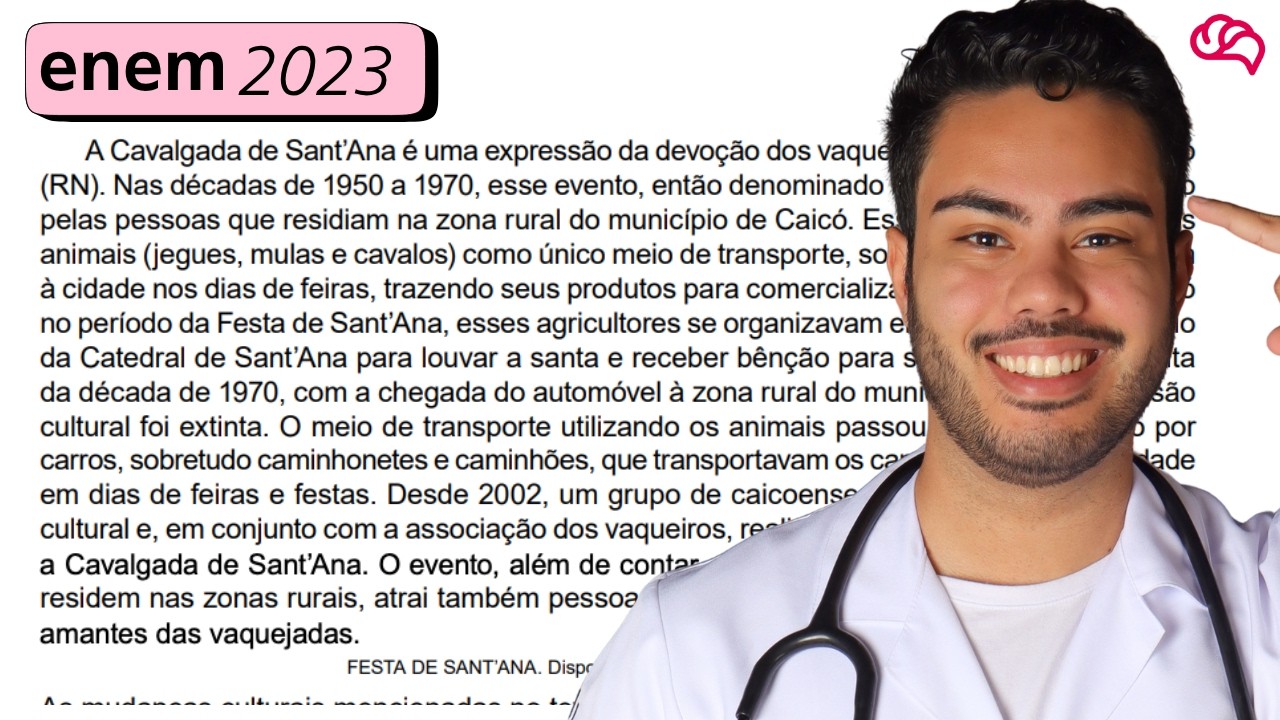 Resolução em Vídeo — Questão 58 ENEM 2023
