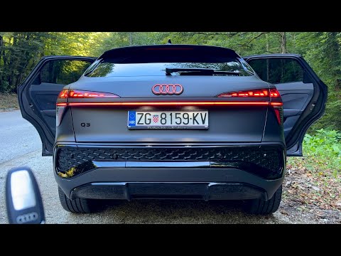 AUDI Q3 SPORTBACK 2026 - PRACTICALITY, AC controls, TRUNK & sliding rear bench