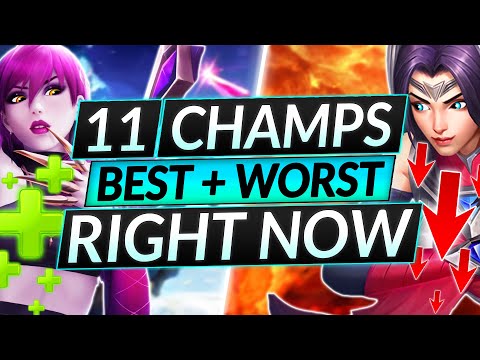 11 BEST and WORST Champions RIGHT NOW - Tips for Patch 11.20 - LoL Guide