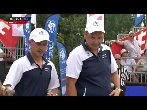 Championnat de France de pétanque 2016 - Triplette - 2nde demi-finale