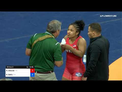 68 Kg Rr Rnd 2 Alexandria Glaude Titan Mercury Wrestling Club TMWC Vs Randi Beltz Titan Mercury Wr