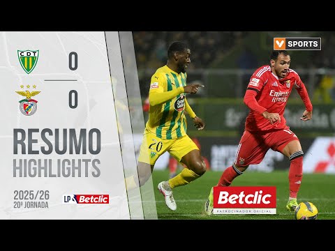 Resumo: Tondela 0-0 Benfica (Liga 25/26 #20)