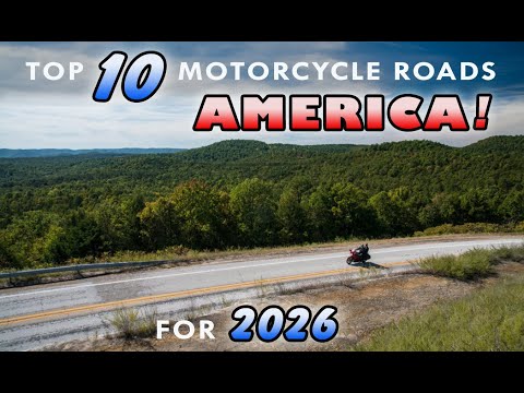 Top 10 Motorcycle Rides in the US! | For 2026