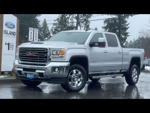 2017 GMC Sierra 2500 SLT + Reverse Camera, Lined Box, Heated Seats Review | Island Ford