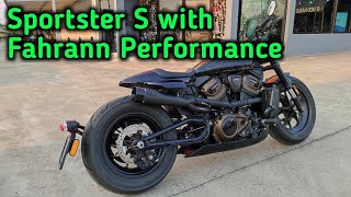 Sportster S with Fahrann Performance Exhaust