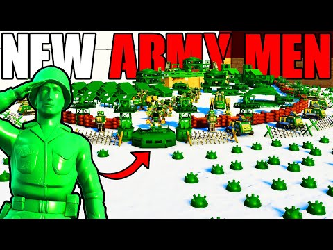 The NEW Army Men BATTLE SIMULATOR got its Largest UPDATE Ever! - Attack on Toys