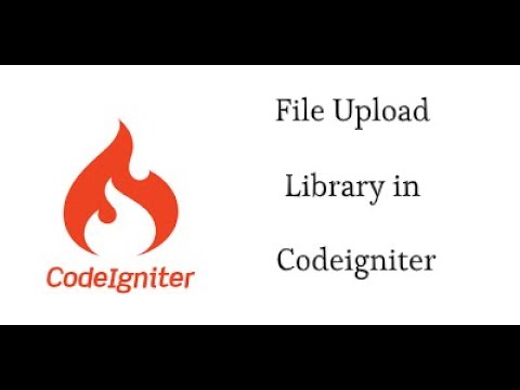 Codeigniter tutorial for beginners in hindi | file upload library in codegniter