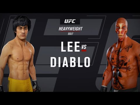 Bruce Lee vs Diablo (EA Sports UFC 3)