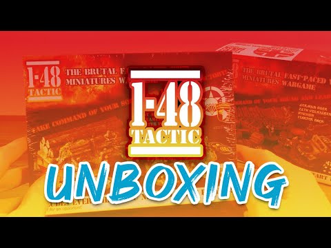 1-48 Tactic: First impressions & unboxing starter sets, rulebook & blisters
