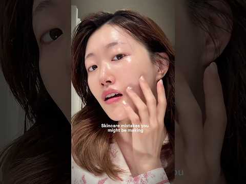 3 skincare mistakes that keep you from glass skin☠️