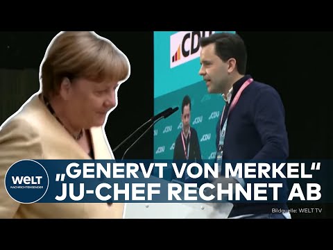 Video Thumbnail: DEUTSCHLAND: Merkel-Kritik - JU-Chef Winkel wirft Altkanzlerin mangelnde Selbstkritik vor!