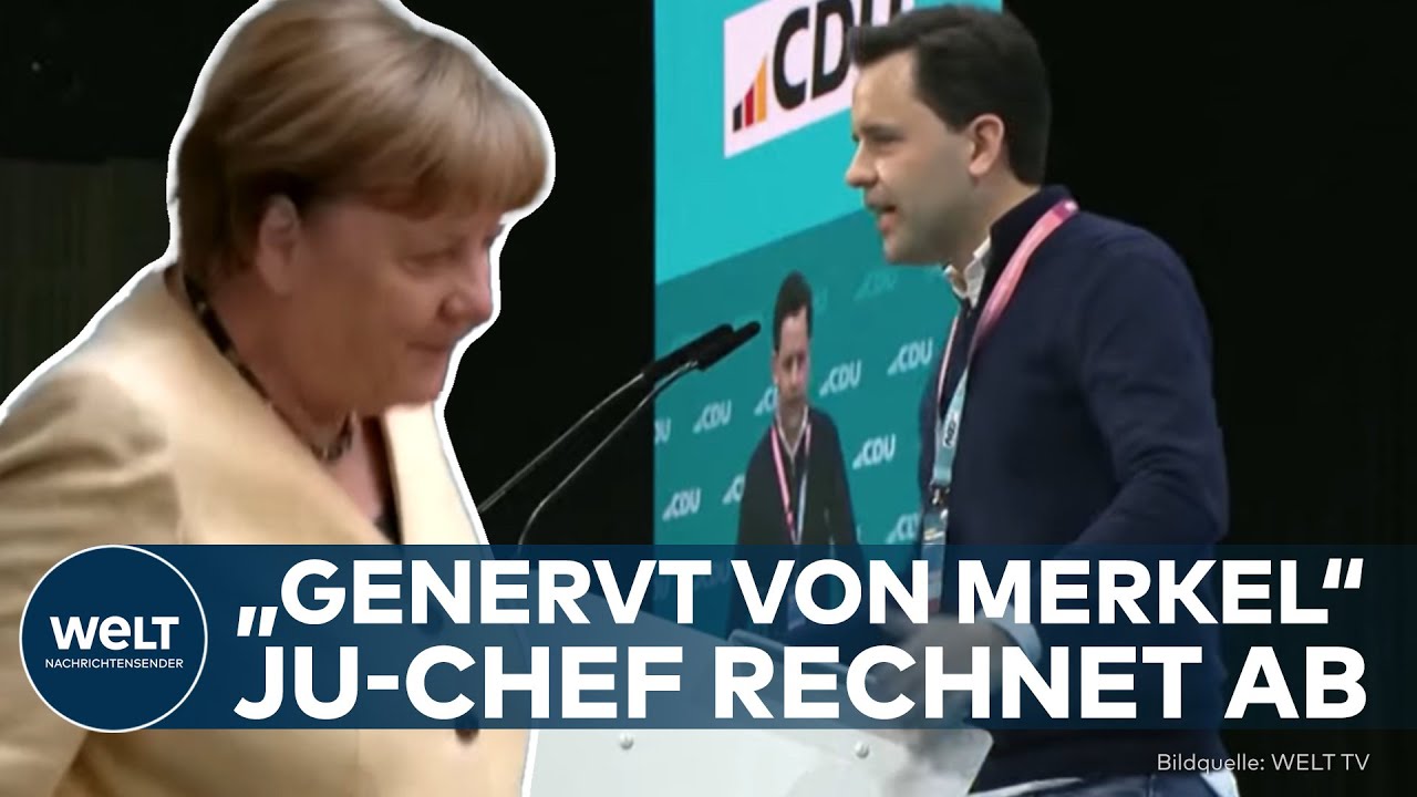 DEUTSCHLAND: Merkel-Kritik - JU-Chef Winkel wirft Altkanzlerin mangelnde Selbstkritik vor!