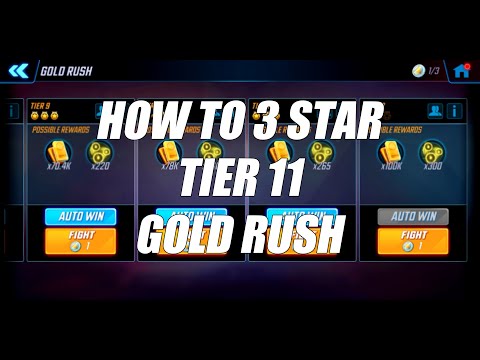 How to 3 Star Tier 11 Gold Rush Challenge - Marvel Strike Force