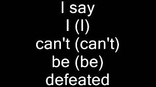 Anastacia ~ Defeated (Lyrics On Screen)
