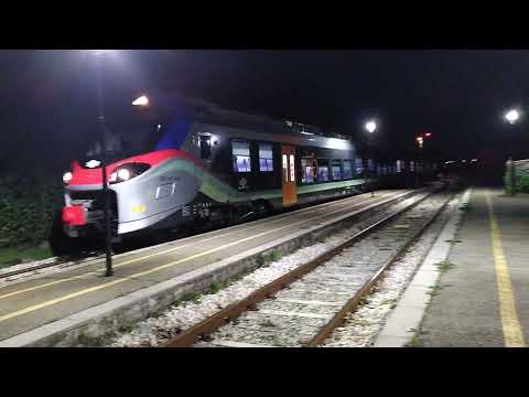 Trasporto Ferroviario Toscano 'Pop' ETR104 104 at Porrena: 14/04/2023.