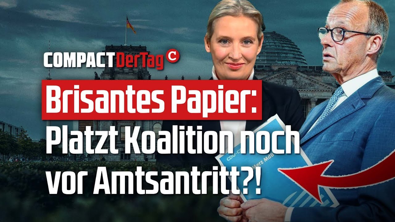 Brisantes Papier: Platzt Koalition noch vor Amtsantritt?💥