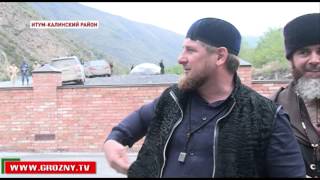 Рамзан Кадыров лично произвел запуск первой чеченской ГЭС