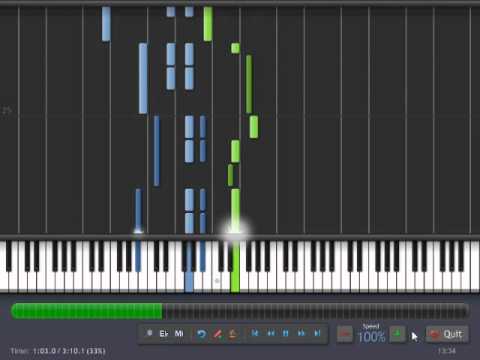 [Synthesia] Jo Yeong-wook - Cries And Whispers (Piano)