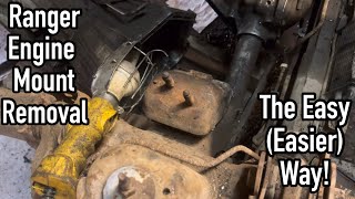 How to change Ford Ranger Engine mount the easier way!