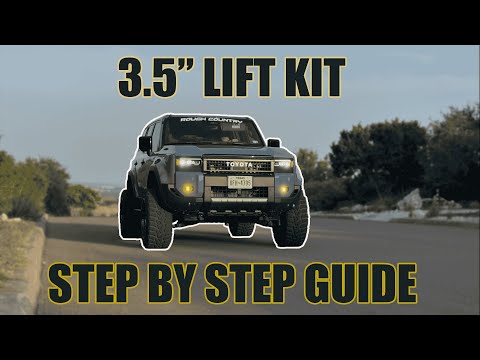 3.5" lift for a 2025 Toyota Land Cruiser (Rough Country)