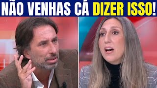 Cristina Rodrigues from CHEGA in tense debate with Miguel Morgado IL ARASADA